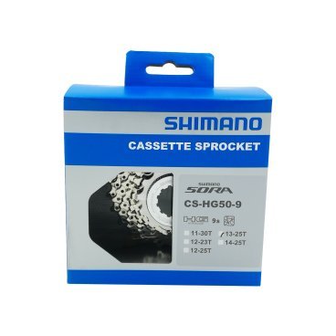 Кассета для велосипеда Shimano Tiagra, HG50-9, 9скоростей 13-25 T, для HG цепей, ICSHG509325