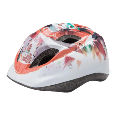 Шлем велосипедный HB8, детский, out-mold, рыжий/белый, 600084)