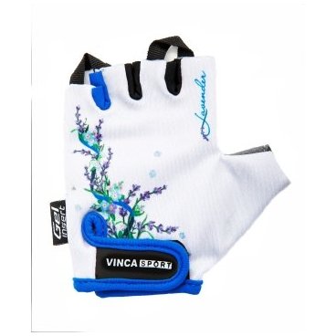 Велоперчатки детские Vinca sport, белые, VG 938 child lavender