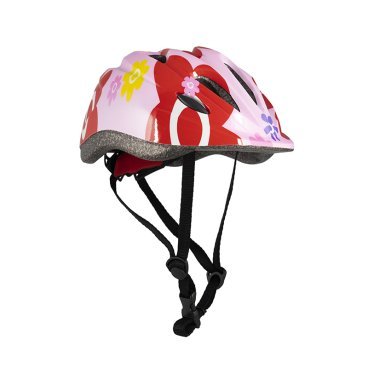 Фото Шлем велосипедный Maxiscoo, детский, розовый с рисунком
