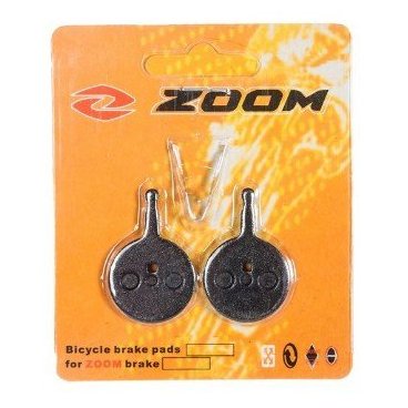 Колодки тормозные Zoom, для дисковых тормозов Zoom DB320/325 и Avid BB5, блистер, DB-02