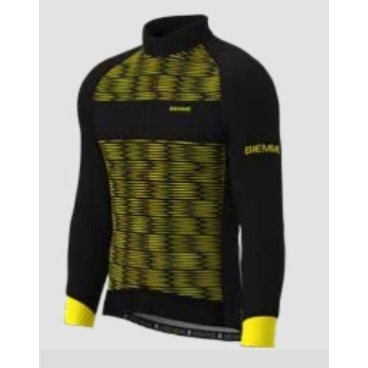 Куртка велосипедная Biemme RAFAL, зимняя, AD52 желтый/черный, 2021, A30M1022M