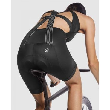 Велошорты ASSOS DYORA RS Summer Bib Shorts S9, женские, blackSeries, 12.10.219.18.M