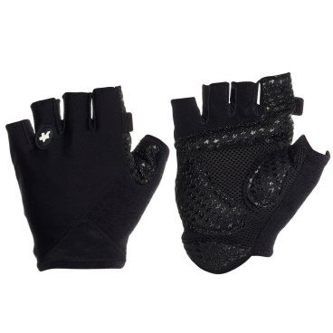 Перчатки велосипедные ASSOS summerGloves s7, унисекс, короткий палец, blackSeries, P13.50.509.12.L
