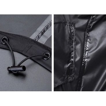 Куртка велосипедная Rockbros, дождевик, черный, YPY013