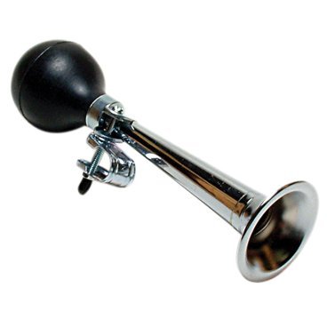 Клаксон велосипедный OXFORD Bulb Horn 9", металл, серебристый, HN631