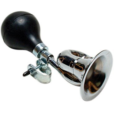Фото клаксон велосипедный OXFORD Bulb Horn Bugle, металл, серебристый, HN632