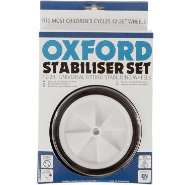 Приставные колеса OXFORD Universal Stabiliser Set, для 12-20", на гайках, серебристый, ST952