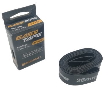 Ободная лента Continental Easy Tape Rim Strip (до 116 PSI), чёрная, 26 - 559, 2 штуки, 01950000000