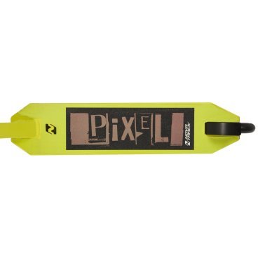 Самокат экстремальный Novatrack Pixel 110 Pro BL, 110 мм, лимонный, 110A.PIXEL.LM20, 2020