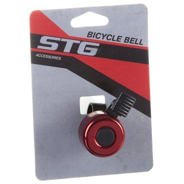 Звонок велосипедный STG 11А-09, красный, Х82740