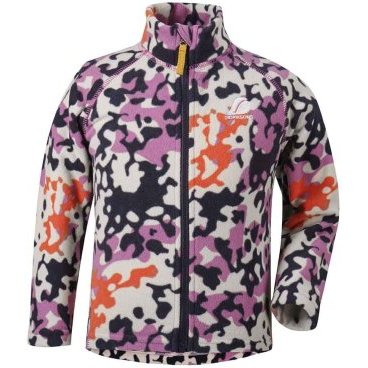 Фото Детская куртка DIDRIKSONS MONTE PR KID'S MICROFLEECE JKT, пурпурные водоросли, 503662