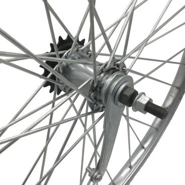 Колесо велосипедное TRIX, заднее, 28-29", обод сталь серебристый, втулка тормозная, 1 скорость, на гайках, YKG-8