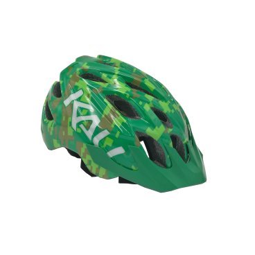 Шлем велосипедный подростковый KALI CHAKRA YOUTH, KIDS, CF, 21 отверстий, Pixel Grn, 02-20920232
