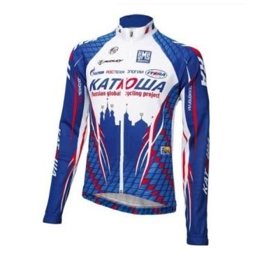 Куртка велосипедная Santini Katusha breezewall, синий/голубой/белый, RE507759KABWP