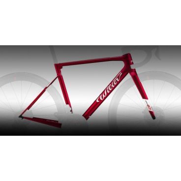 Рама велосипедная Wilier ZERO SLR Disc Velvet Red + Zero Bar 2021, E000