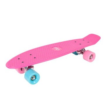 Фото Скейтборд HUDORA Retro Skate Wonders, пластик, розовый, 12152