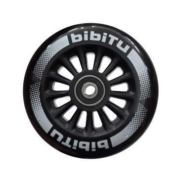 Фото Колесо запасное BiBiTu, для самоката, PU, 100 мм, черный, 2021, S1WH100-1BK