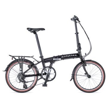 Фото Рама велосипедная AUTHOR, алюминиевая, складная, с замком, для Simplex 2015, черная, 8-2015001