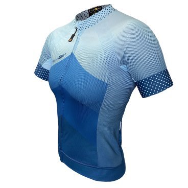 Велофутболка женская FUNKIER PIACENZA-2 Women Pro Short Jersey, синяя, JW-848-2 Blue