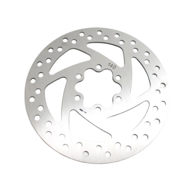 Тормозной диск M-WAVE,  для дискового тормоза, 140мм, 6 болтов, нержавеющая сталь, серебристый,5-360643
