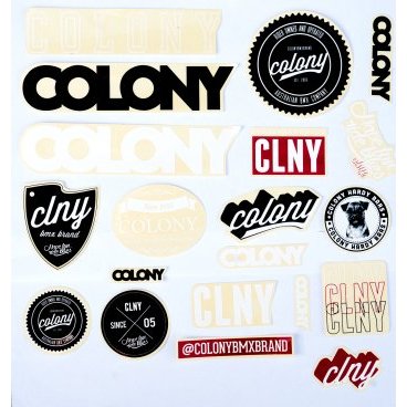 Фото Наклейки стикеры COLONY, Sticker Pack - 23 Assorted pieces NEW DESIGN STICKERS, цвет Shipped Assorted, 03-002200