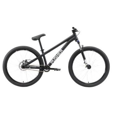 Горный велосипед Stark Pusher-1 Single Speed, черный/серый, 2022
