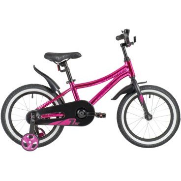 Фото Велосипед детский NOVATRACK 16" PRIME, розовый металлик, 2019