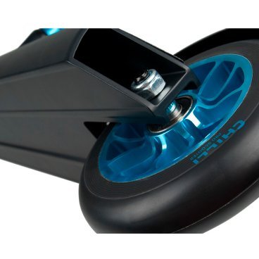 Самокат Chilli Pro Scooter Reaper Wave, детский, трюковый, 2022, голубой/черный, 112-5