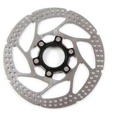 Тормозной диск-ротор CLARKS, CENTRE LOCK, для дискового тормоза, 160 мм, нержавеющая сталь, серебристый, 3-433