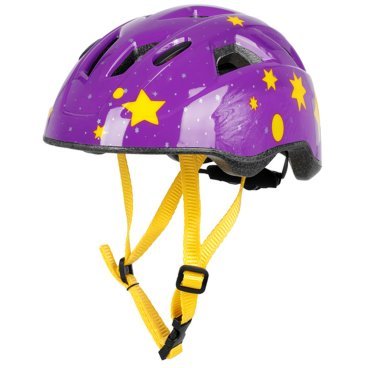Фото Велошлем Oxford Stars Junior Helmet, детский, желтый/фиолетовый, 2023, STARSL
