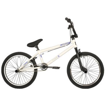 Велосипед STINGER GRAFFITI, BMX, 20", размер 10", сталь, белый, VX46987