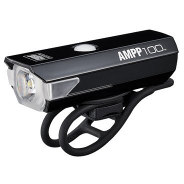 Фара велосипедная CAT EYE HL-EL041RC AMPP100 LED, 100 люмен, передний, черный, 8-12002085