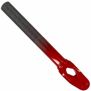 Фото Вилка TRIX, для трюкового самоката, 100мм х1-1/8", стальная, резьбовая, шток 200 мм, матовая красная, red