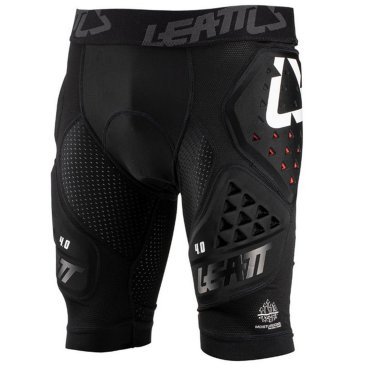 Велошорты защитные Leatt 3DF 4.0 Impact Shorts, Black, 2023, 5019000312