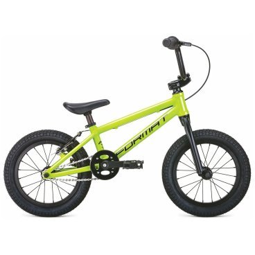Фото Детский велосипед FORMAT Kids 14 bmx (14" 1 ск. рост. OS) 2020-2021, зеленый, VX23343