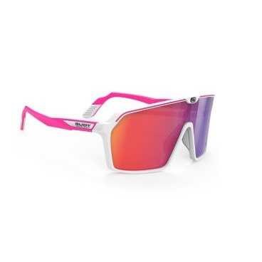 Фото Очки Rudy Project SPINSHIELD White/Pink Fluo Matt - Multilaser Red, SP723858-0004