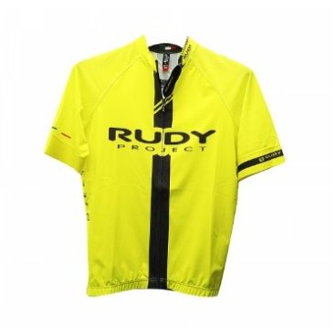 Майка Rudy Project Racemaster Pro, короткий рукав,  жёлтый fluo, RW10