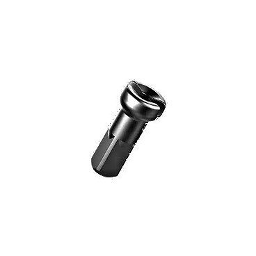 Фото Ниппель латунный Pillar Standard Nipple PB13 FG2.6, 13G x 12 mm, чёрный, PB13FG26-12
