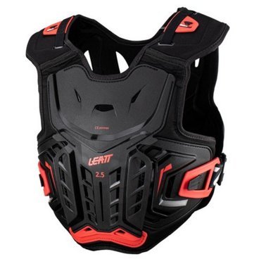 Защита панцирь подростковый Leatt Chest Protector 2.5 Junior, Black/Red, 2024, 5022151391