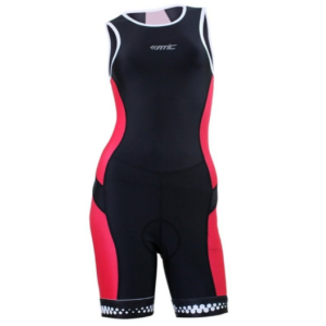 Комбинезоны Santic стартовый, женский костюм для триатлон, лямки, размер XL, черно-красный, LC03001XL