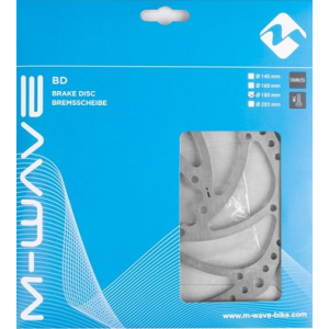 Тормозной диск M-WAVE BD-180, 180 мм, с болтами, 360633